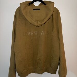 Fear of God Essentials Tan Hoodie